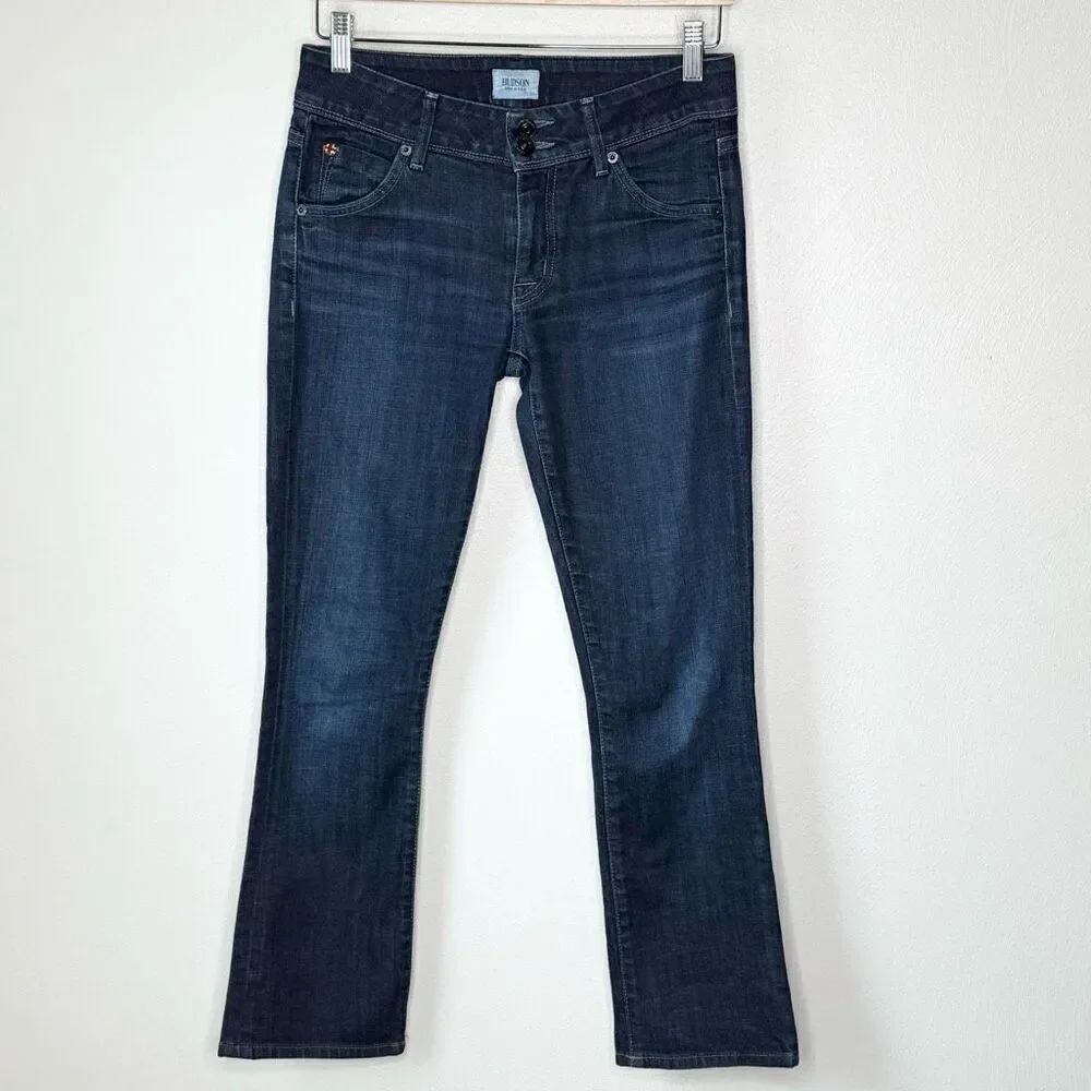 Hudson Beth Midrise Baby Boot Jeans in Color Jets Blue - Women’s US 26